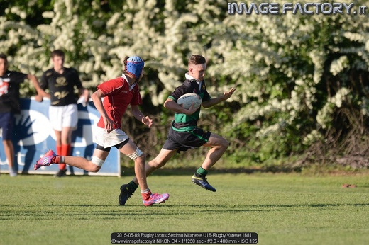 2015-05-09 Rugby Lyons Settimo Milanese U16-Rugby Varese 1681